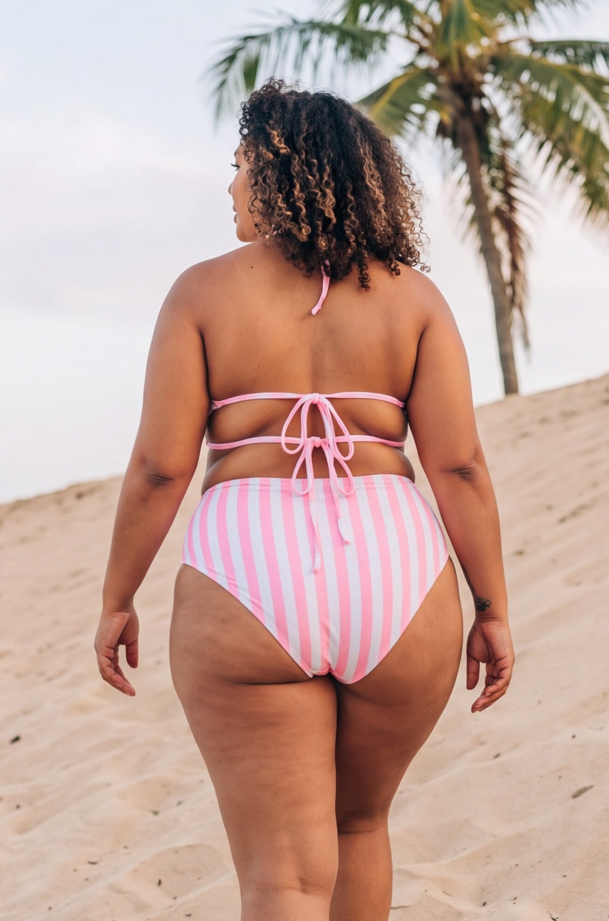 Candy Stripe Serenade 2-Piece Bikini (M)