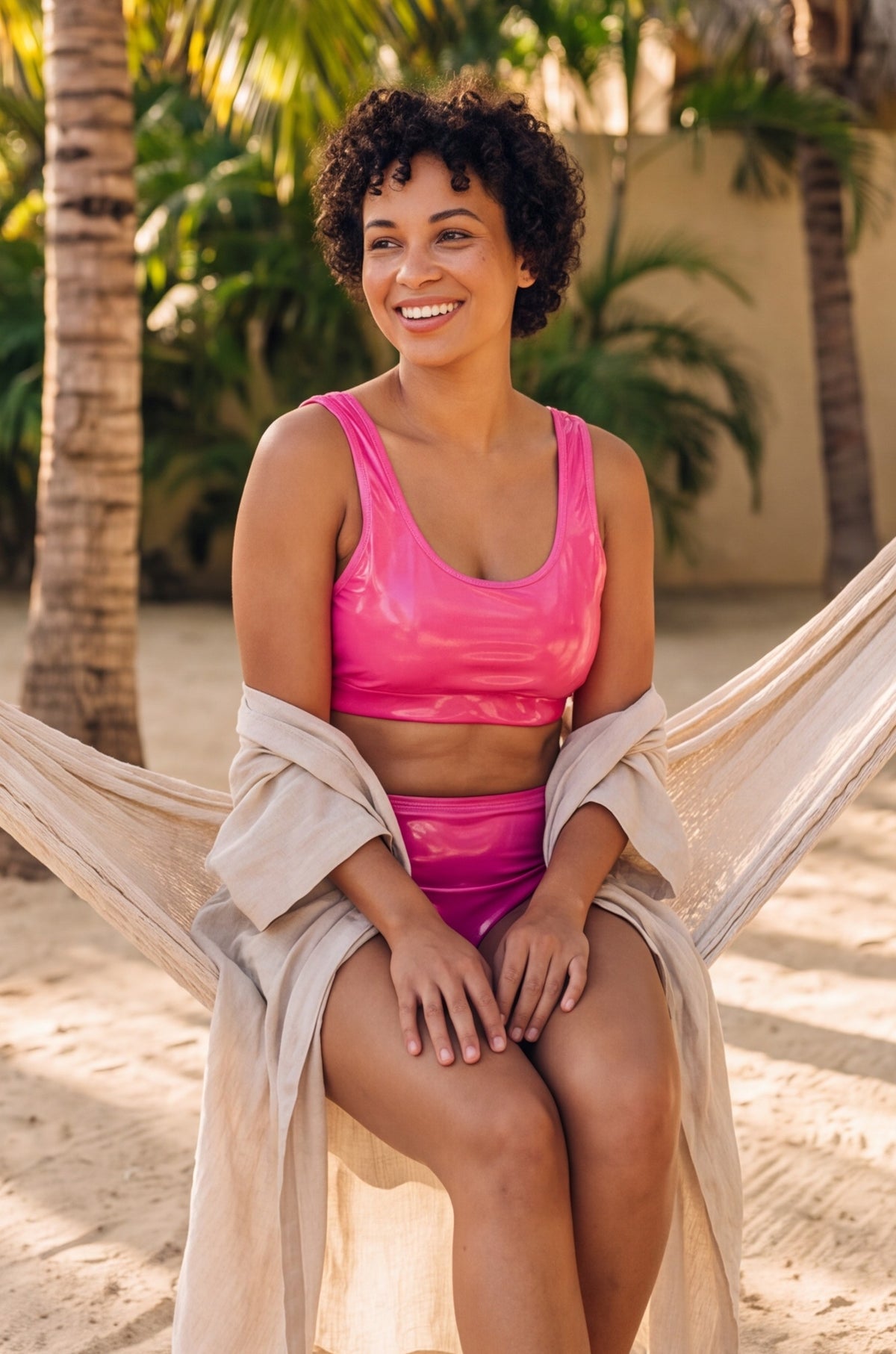 Coral Radiance Sporty 2-Piece Bikini (M)