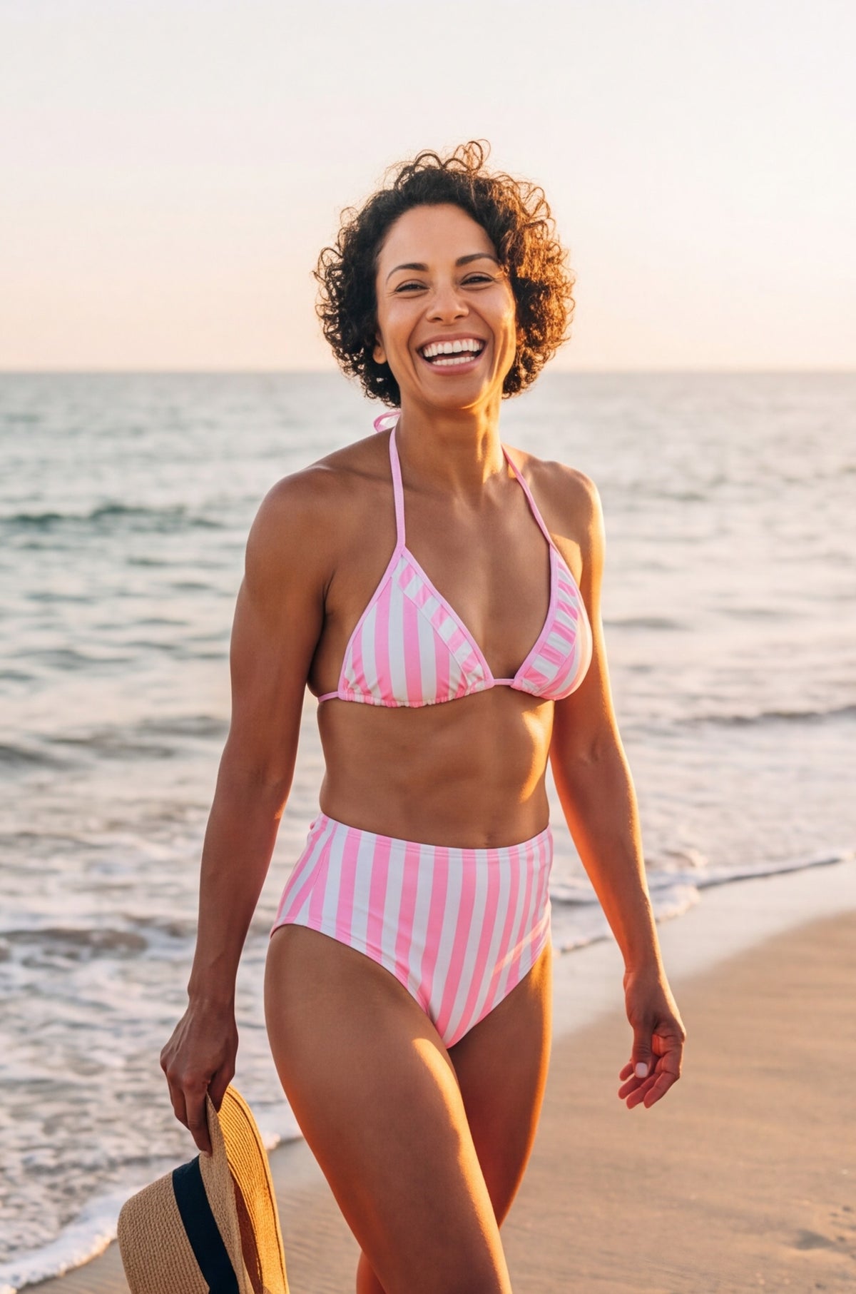 Candy Stripe Serenade 2-Piece Bikini (M)