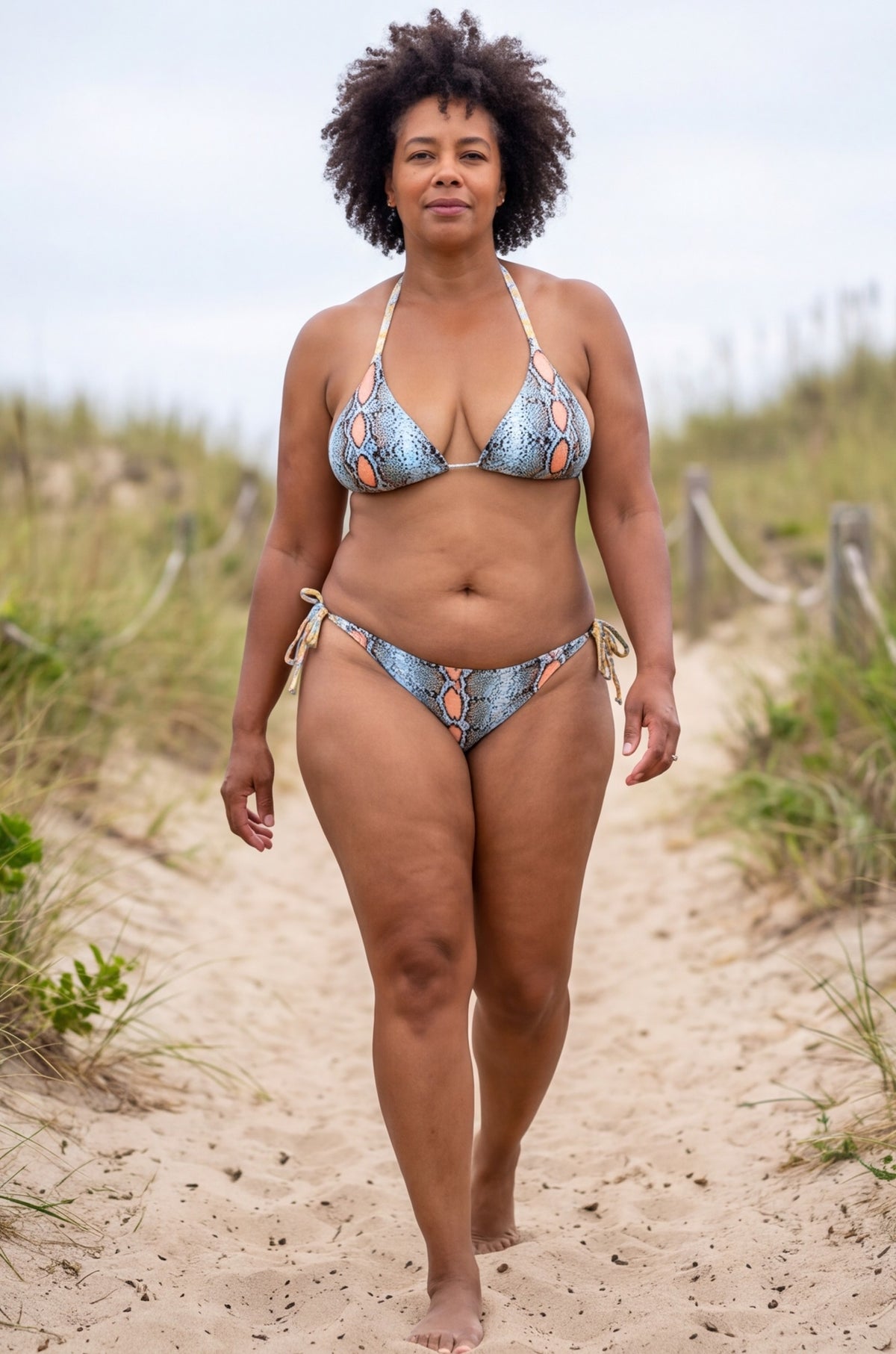 Hologram Swirl Tie Bikini
