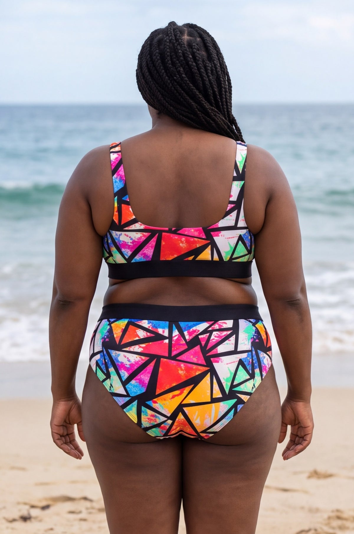 Neon Triangle Underwire Sports Bikini