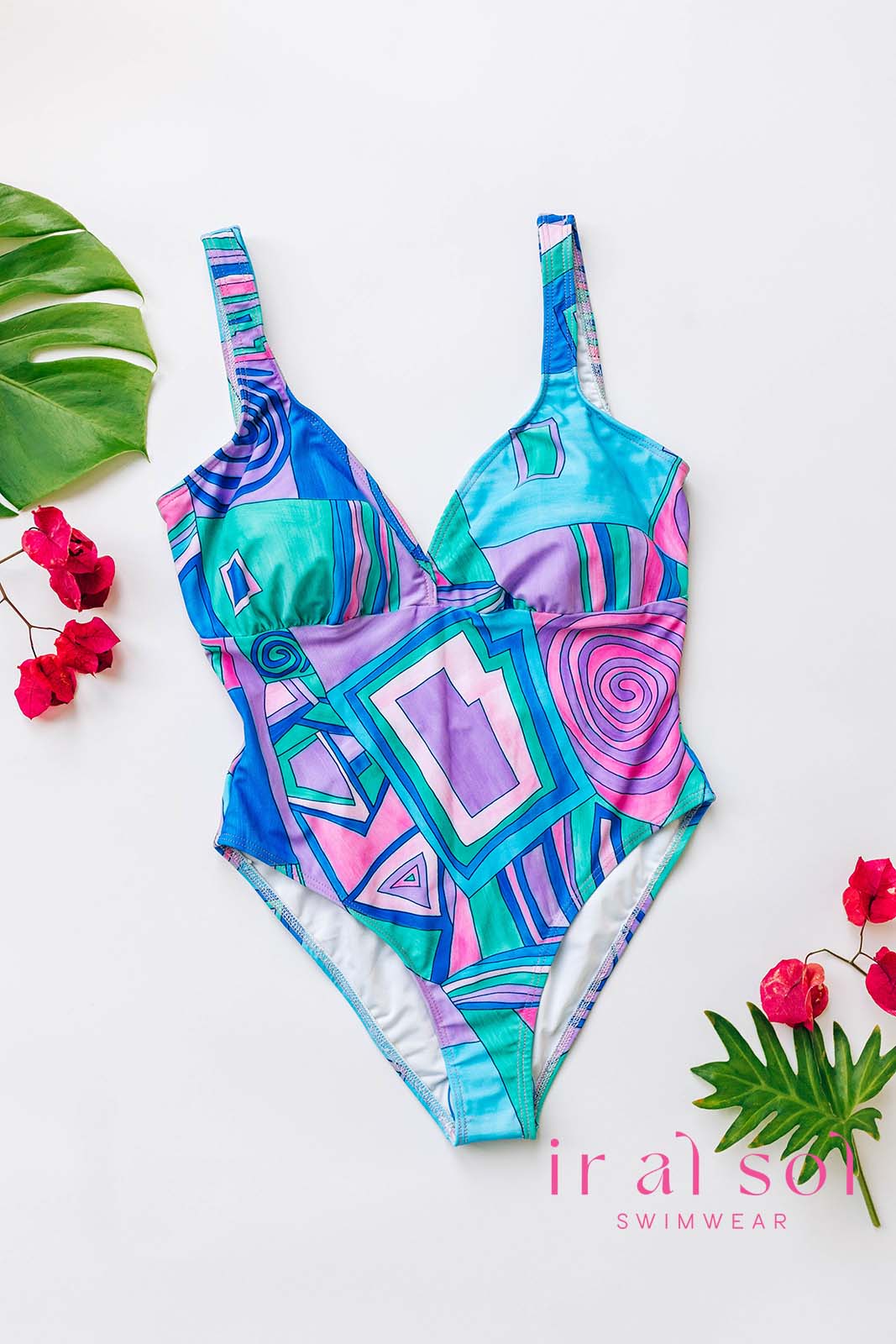 Colombian Vibrant Geometric Bliss 1-Piece (M)